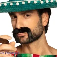 Snor Mexican zwart