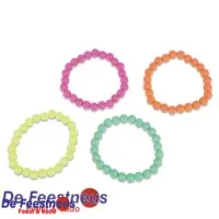 Armbandenset neon - per 4 stuks
