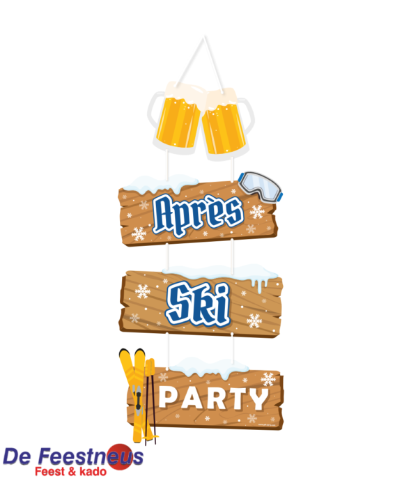 Après ski Hangdecoratie