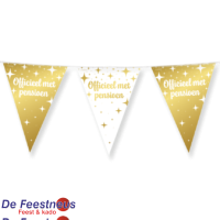 Fancy party flags foil - Pensioen
