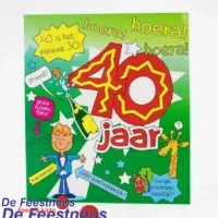 Wenskaarten - 40jr man cartoon