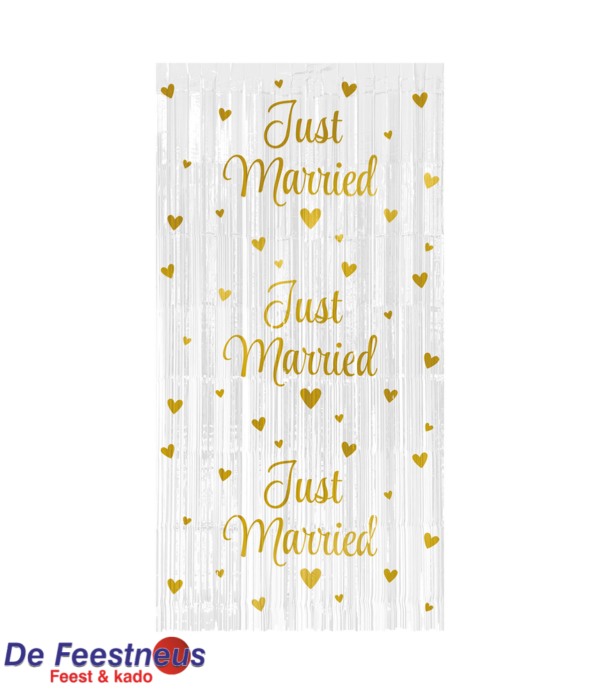 Party Curtain - Just Married