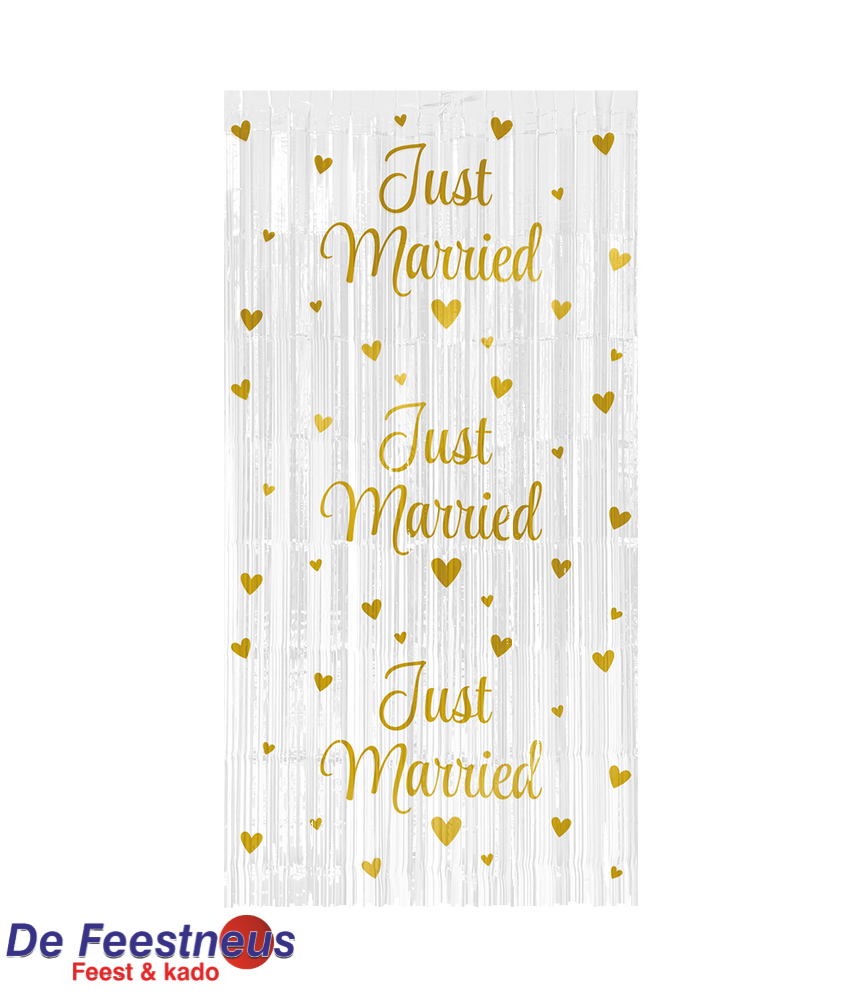 Party Curtain - Just Married