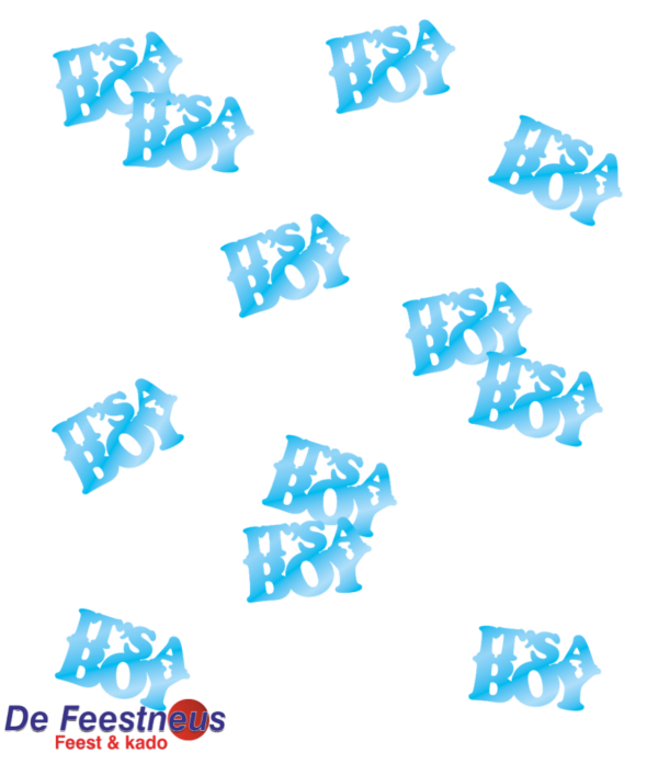 Tafel confetti - It's a boy