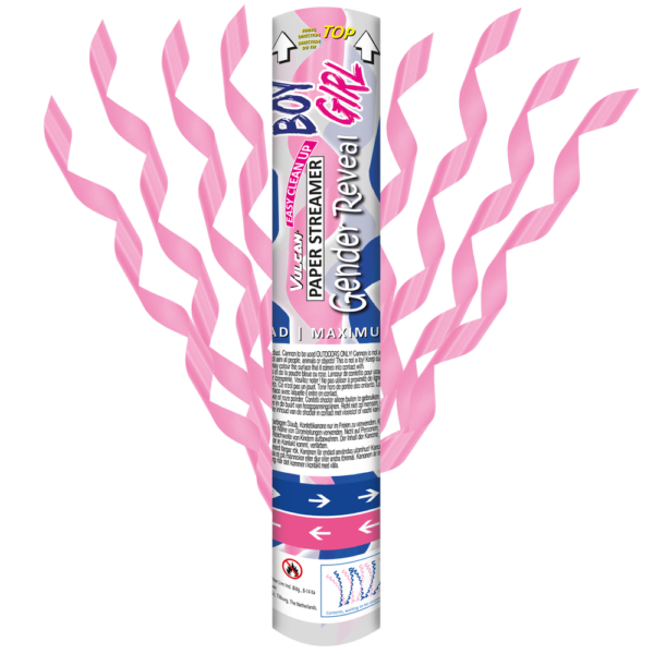 Streamer shooter 30cm - Gender reveal