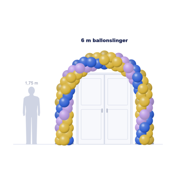Ballonboog op maat van De Feestneus