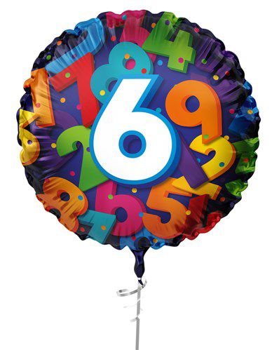 Folieballon ’’6’’ (45cm)
